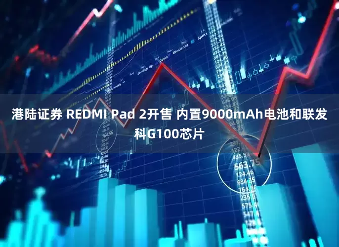 港陆证券 REDMI Pad 2开售 内置9000mAh电池和联发科G100芯片