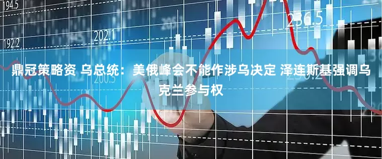 鼎冠策略资 乌总统：美俄峰会不能作涉乌决定 泽连斯基强调乌克兰参与权