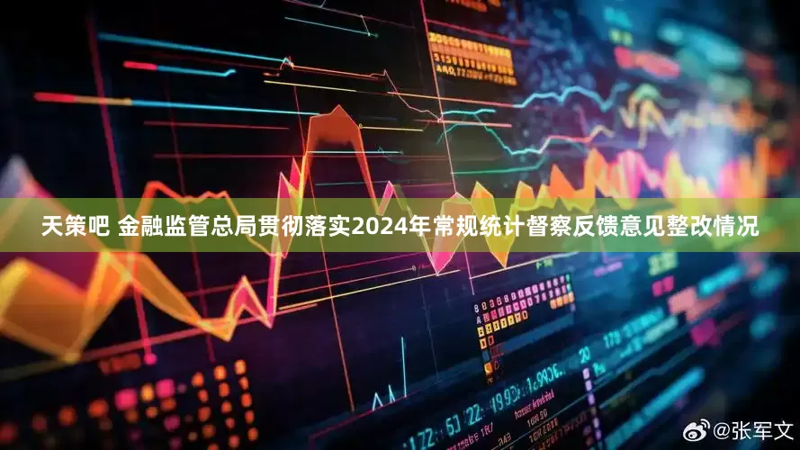 天策吧 金融监管总局贯彻落实2024年常规统计督察反馈意见整改情况